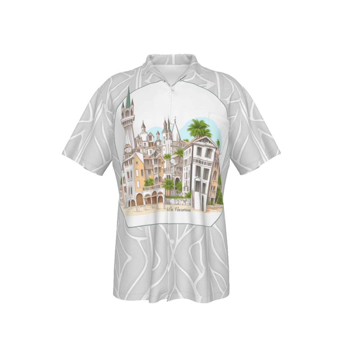 On Vacation -- Men's Hawaiian Shirt With Pocket