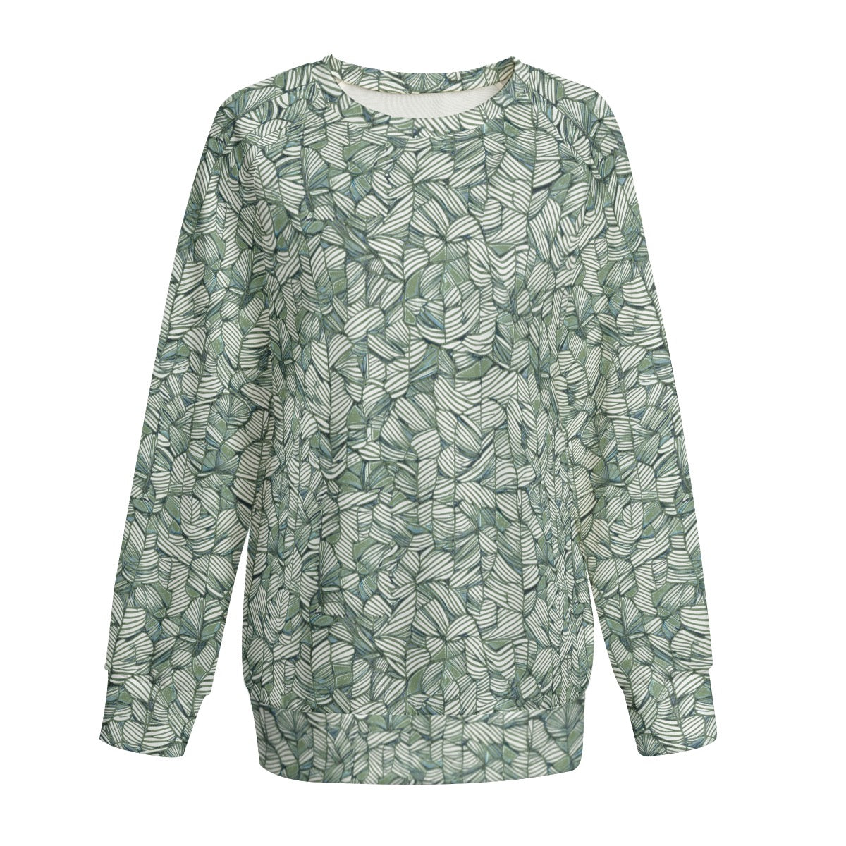 Water Lily -- Women's Sweatshirt With Raglan Sleeve | Interlock