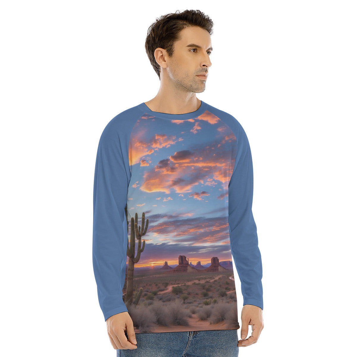 Arizona Sky 101 -- Men's Long Sleeve T-shirt With Raglan Sleeve