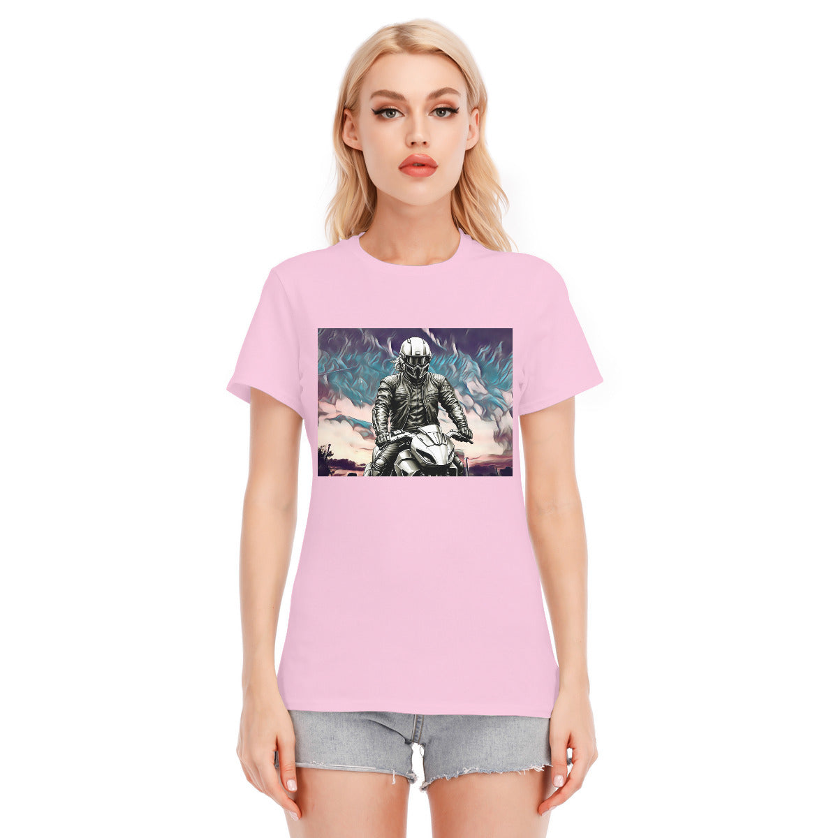 Motorcycle 131 -- Unisex O-neck Short Sleeve T-shirt