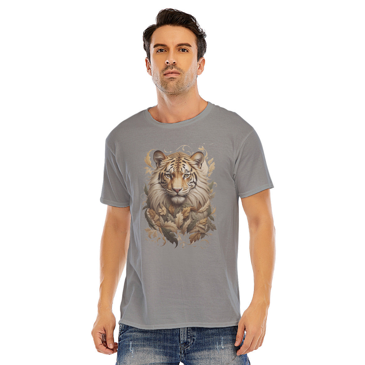 Tiger 104a -- Unisex O-neck Short Sleeve T-shirt