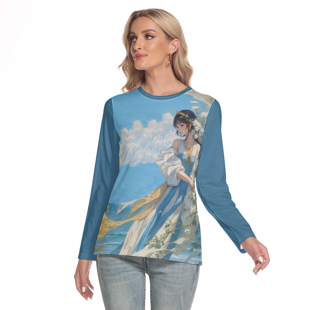 Fantasy 172a -- Women's O-neck Long Sleeve T-shirt