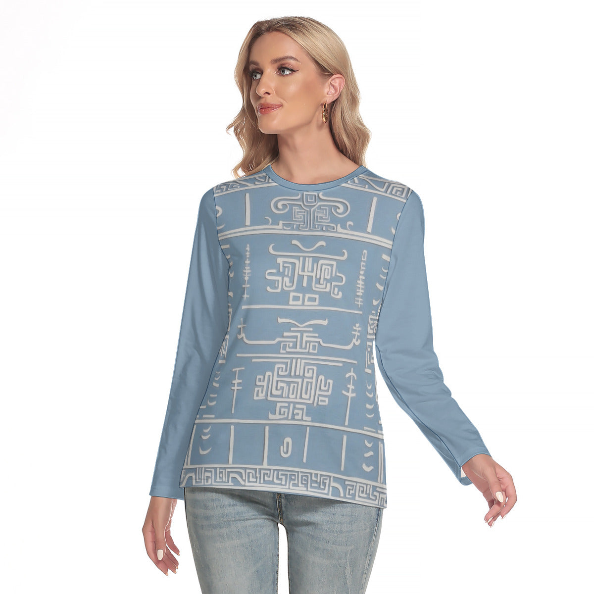 Greek Fantasy -- Women's O-neck Long Sleeve T-shirt