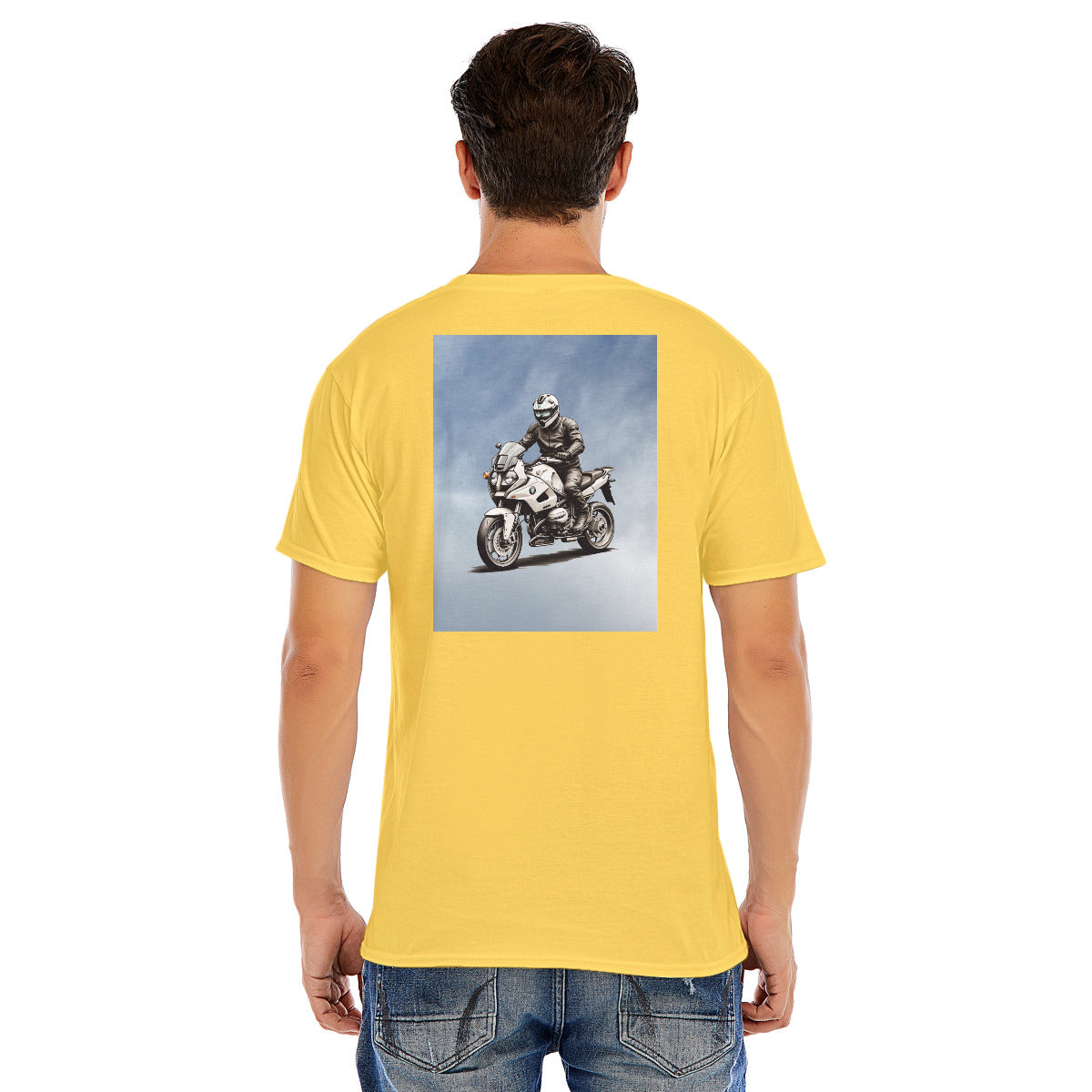 Motorcycle 132 -- Unisex O-neck Short Sleeve T-shirt