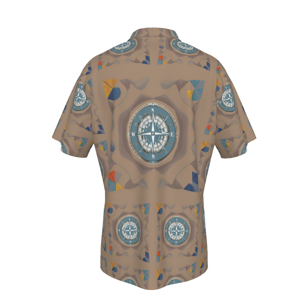 Compass -- Men's Hawaiian Shirt With Pocket