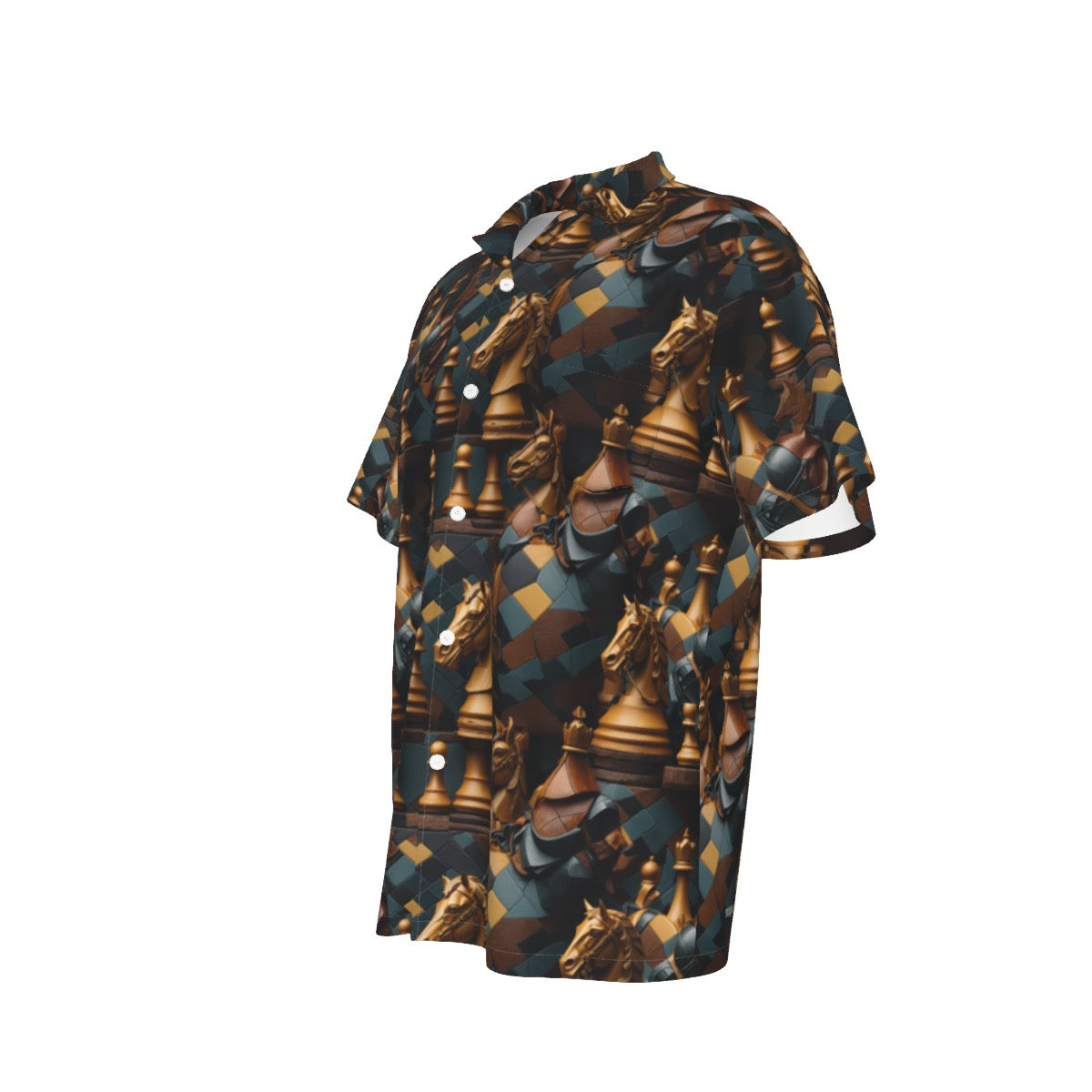 Chess -- Men's Hawaiian Shirt With Pocket