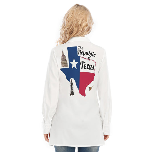 The Republic of Texas White Blouse