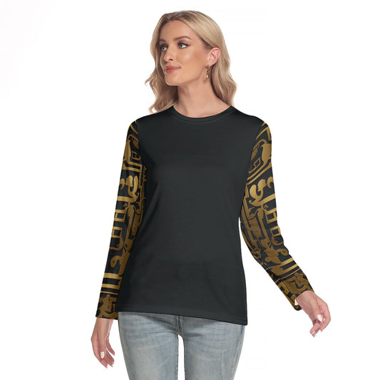 Greek Isle 101 -- Women's O-neck Long Sleeve T-shirt