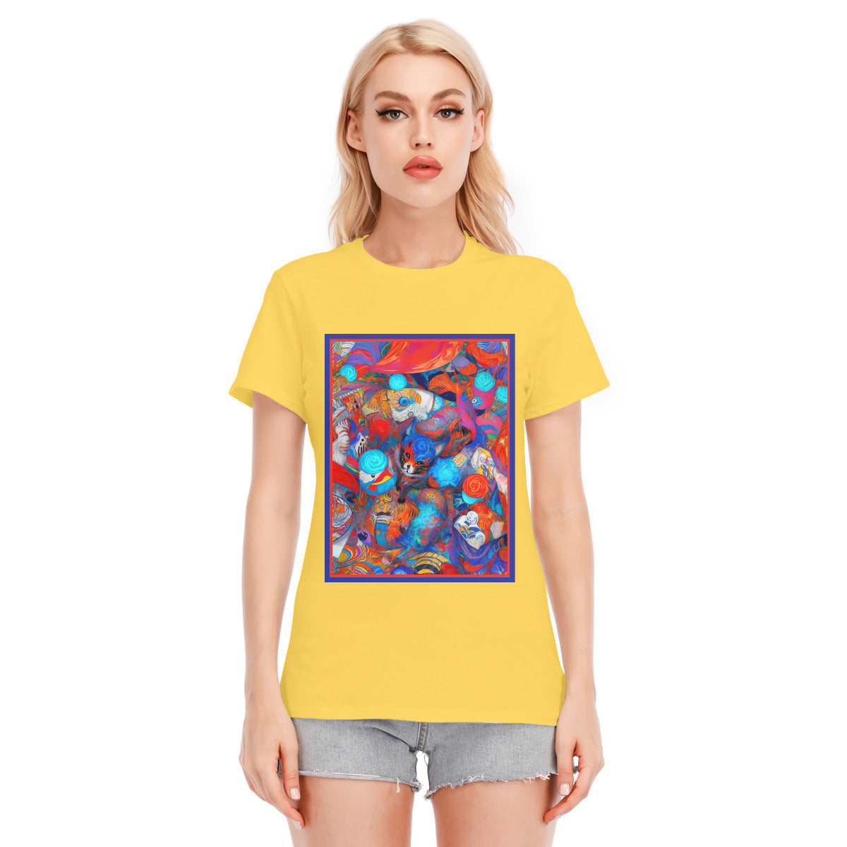 Fantasy Fox 101 -- Unisex O-neck Short Sleeve T-shirt