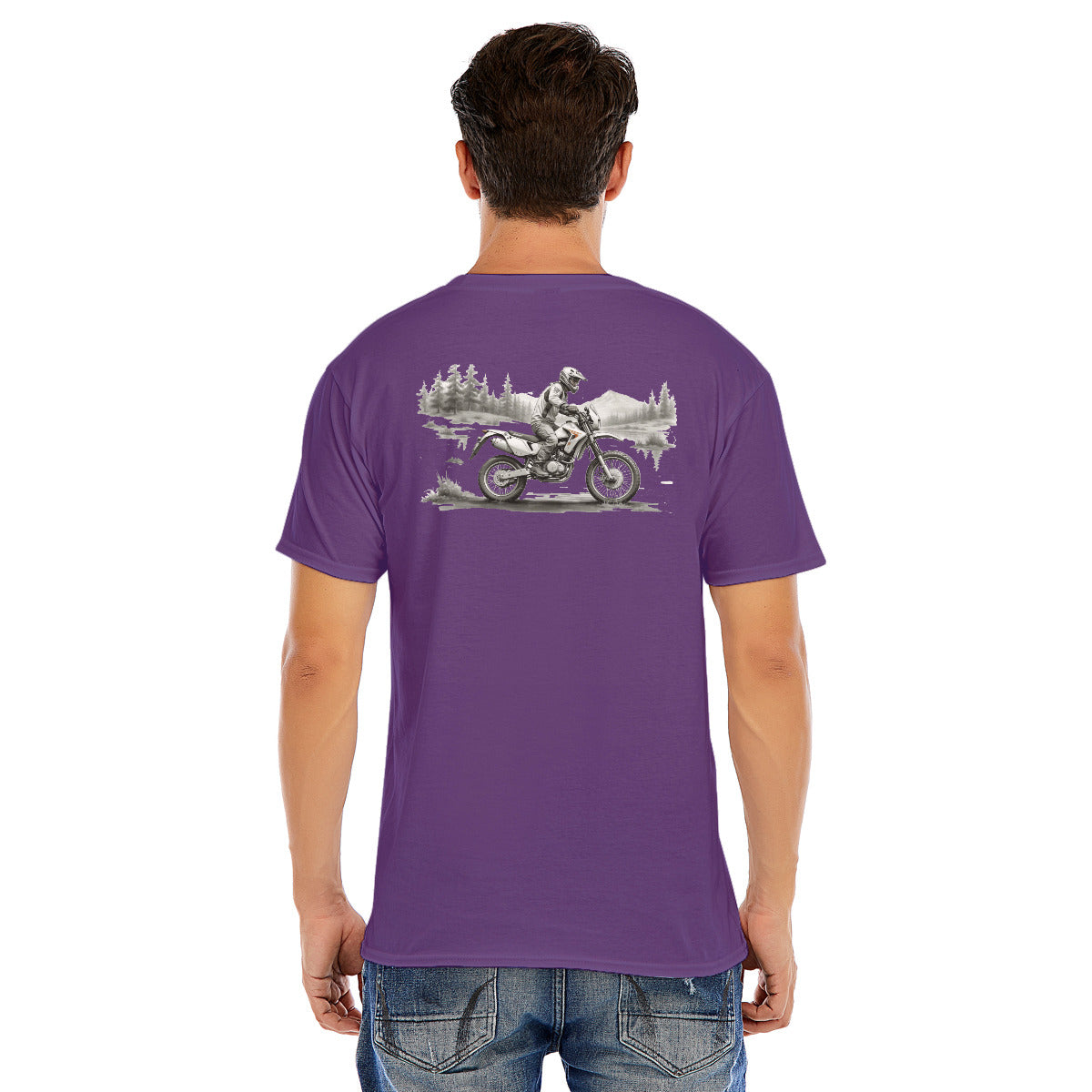 Motorcycle 121 -- Unisex O-neck Short Sleeve T-shirt