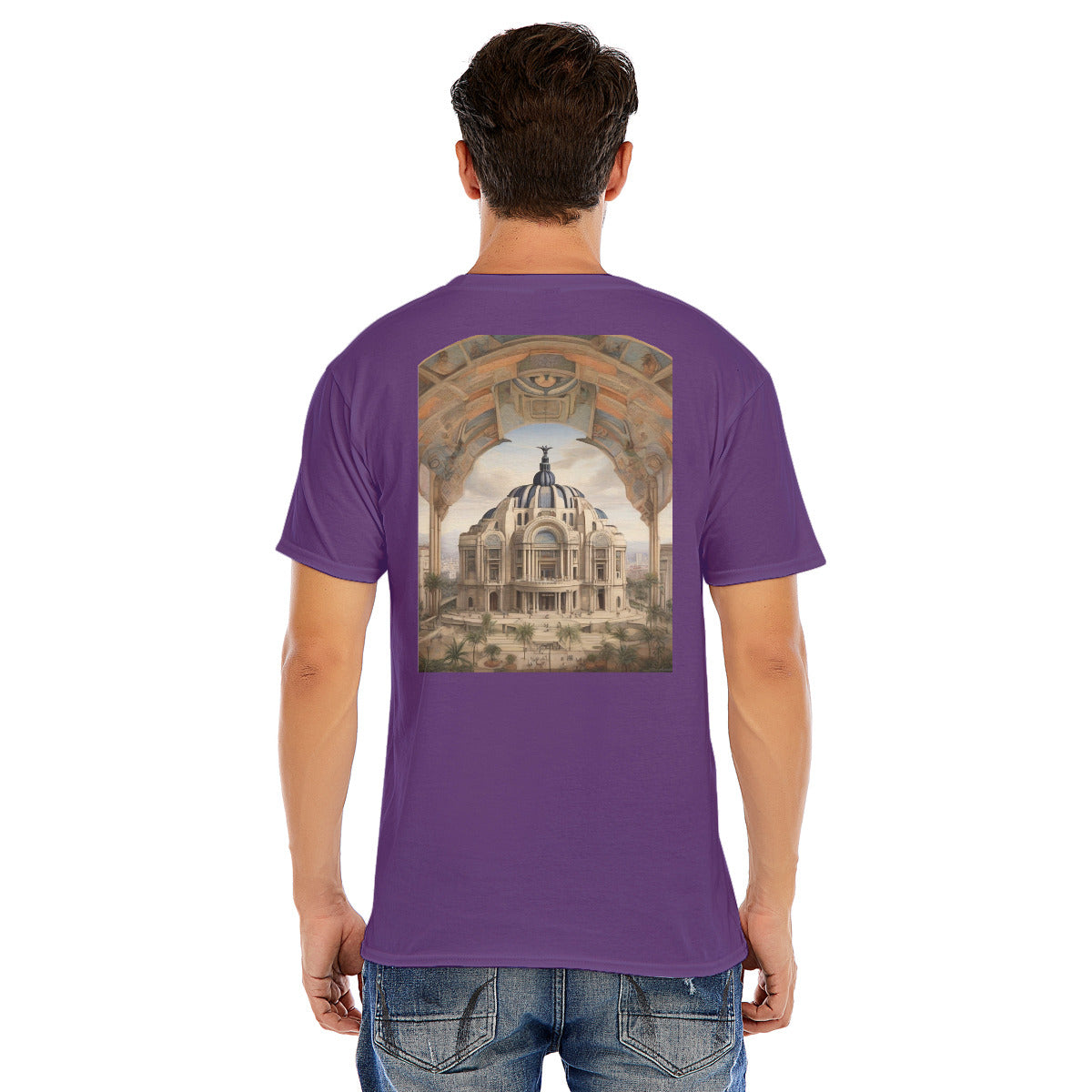 Palacio de Bellas Artes 101 -- Unisex O-neck Short Sleeve T-shirt