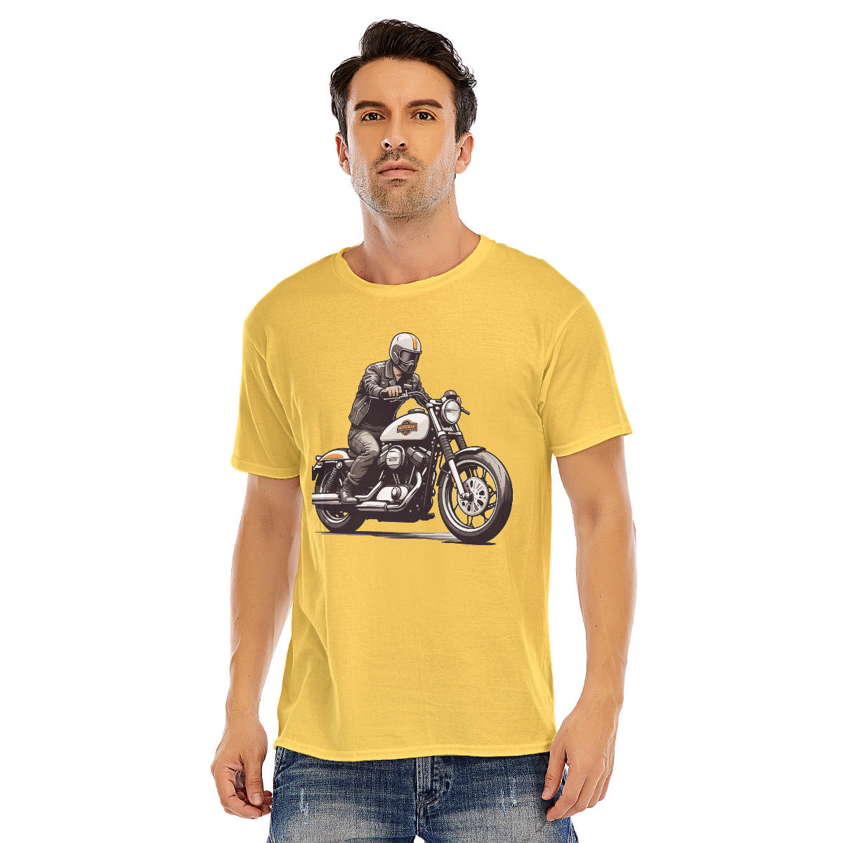 Motorcycle 107 --Unisex O-neck Short Sleeve T-shirt