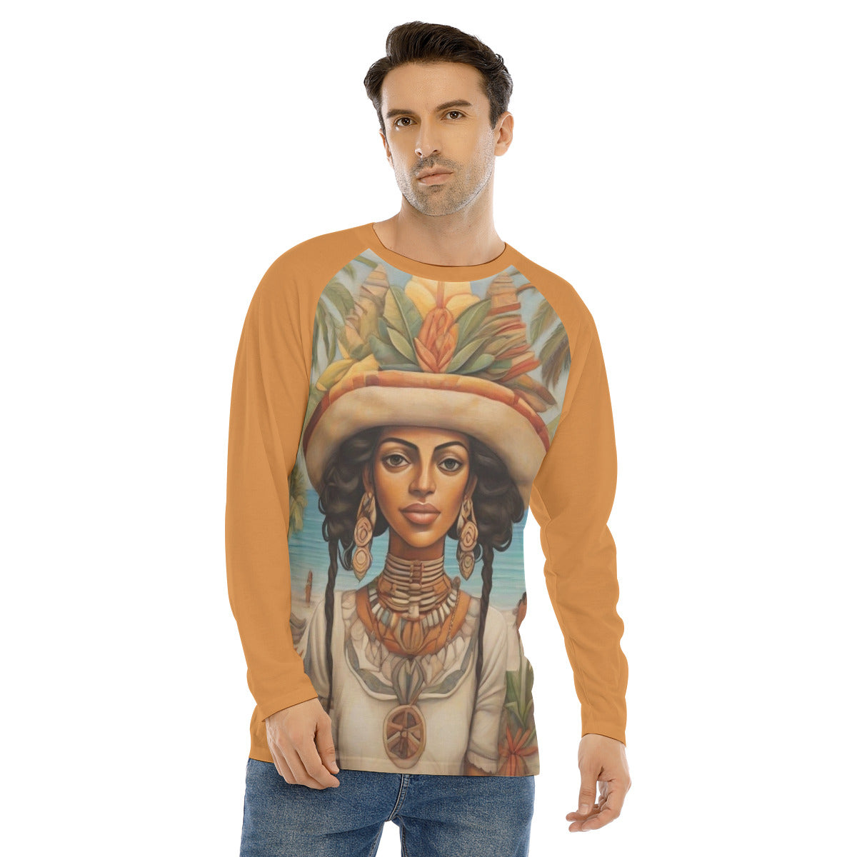 Isla Holbox 105 -- Men's Long Sleeve T-shirt With Raglan Sleeve