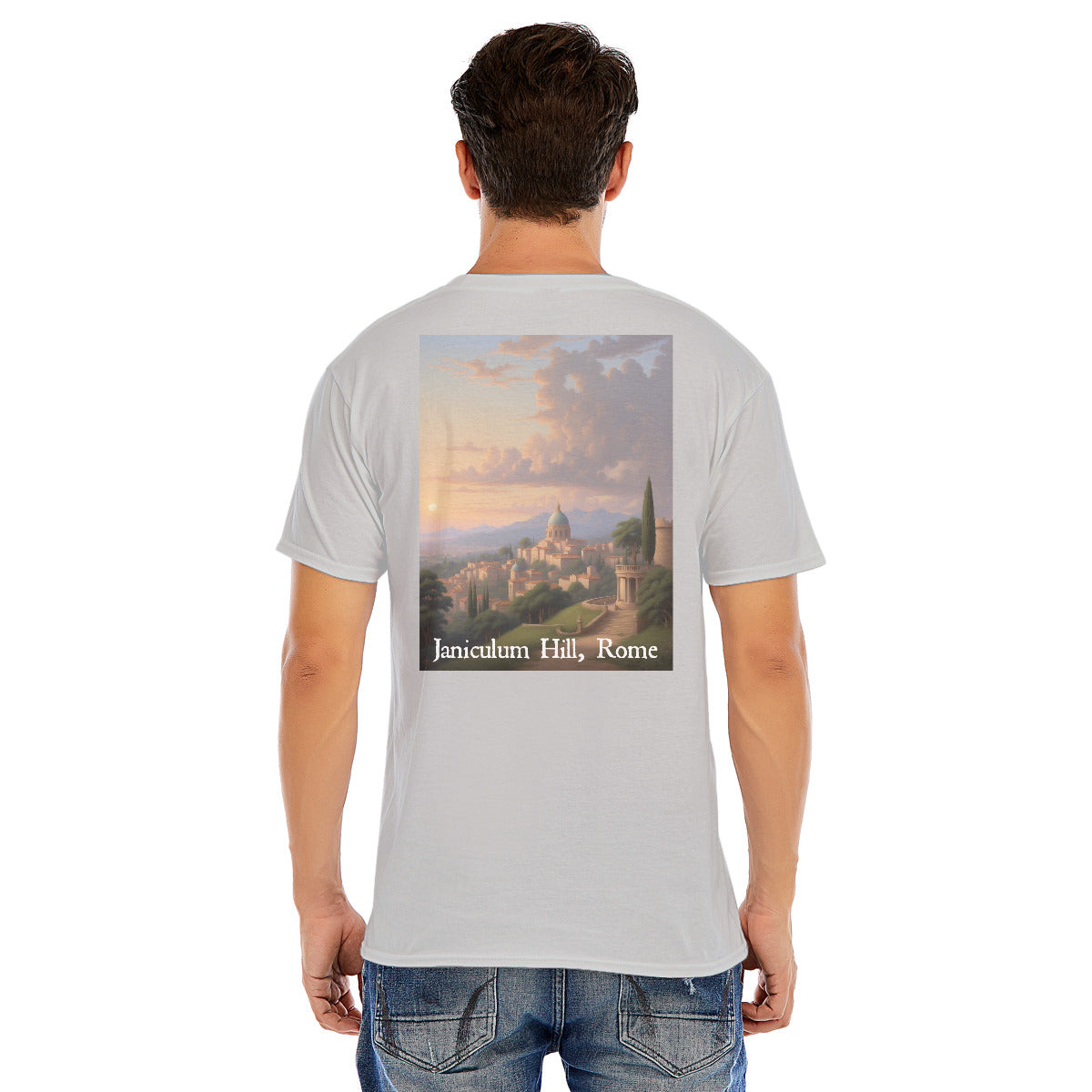 Janiculum Hill -- Unisex O-neck Short Sleeve T-shirt