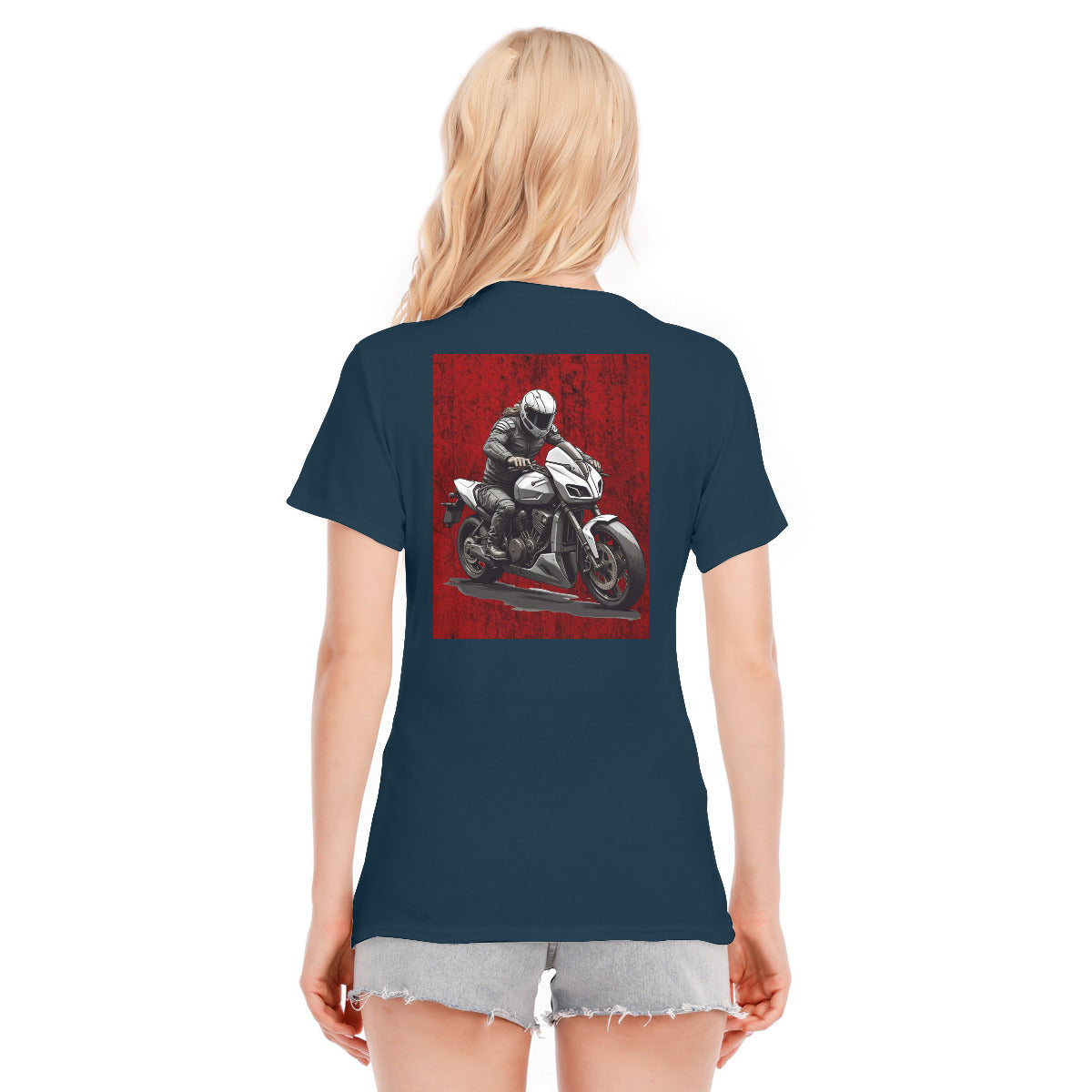 Motorcycle 130 -- Unisex O-neck Short Sleeve T-shirt