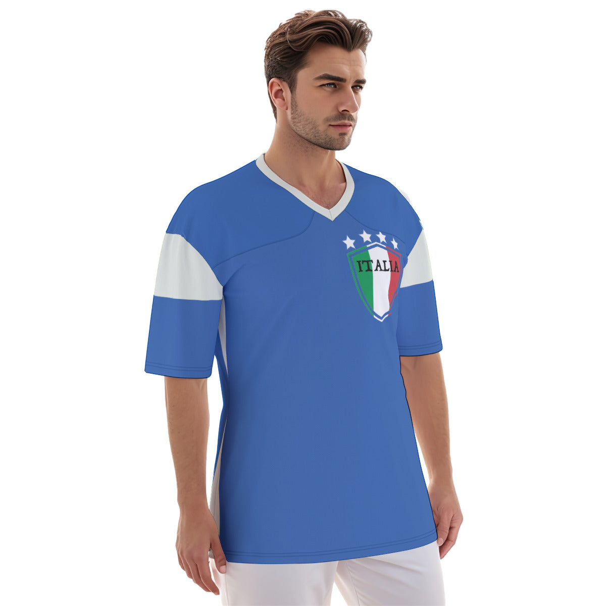 Italia -- Men's Football  Jersey