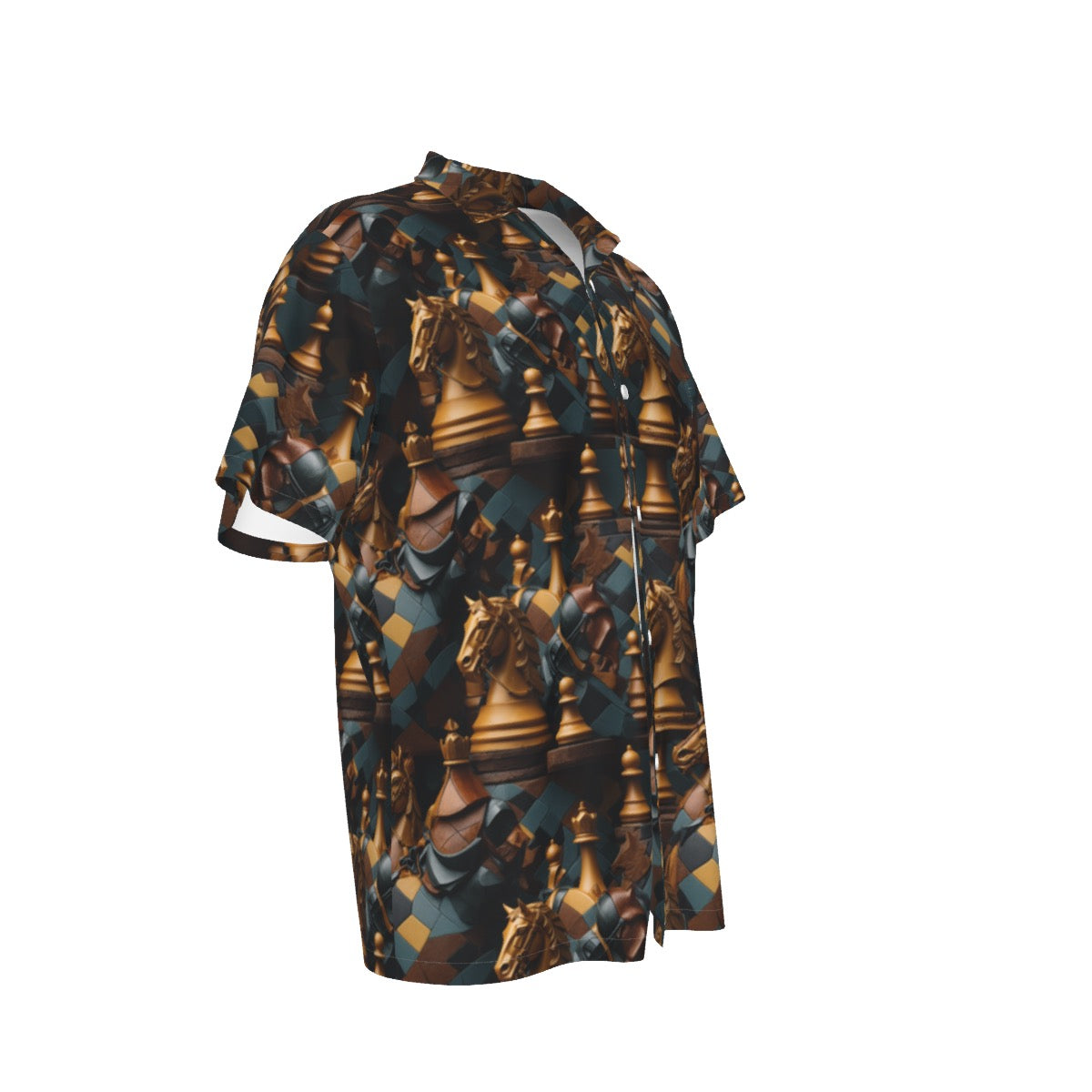 Chess -- Men's Hawaiian Shirt With Pocket