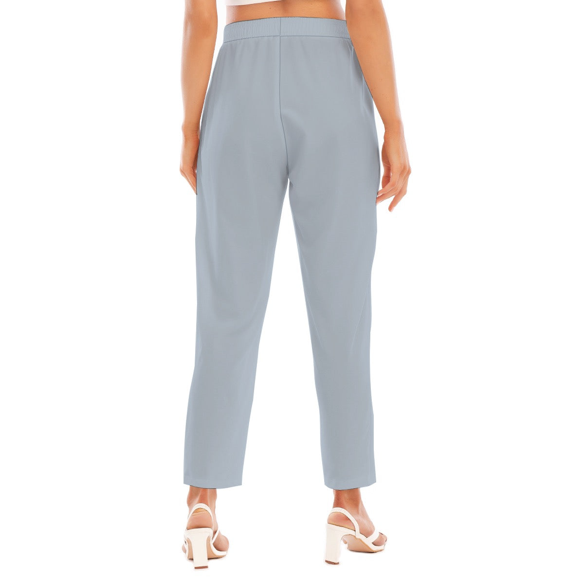 Light-Blue -- Women's Loose Straight-leg Pants