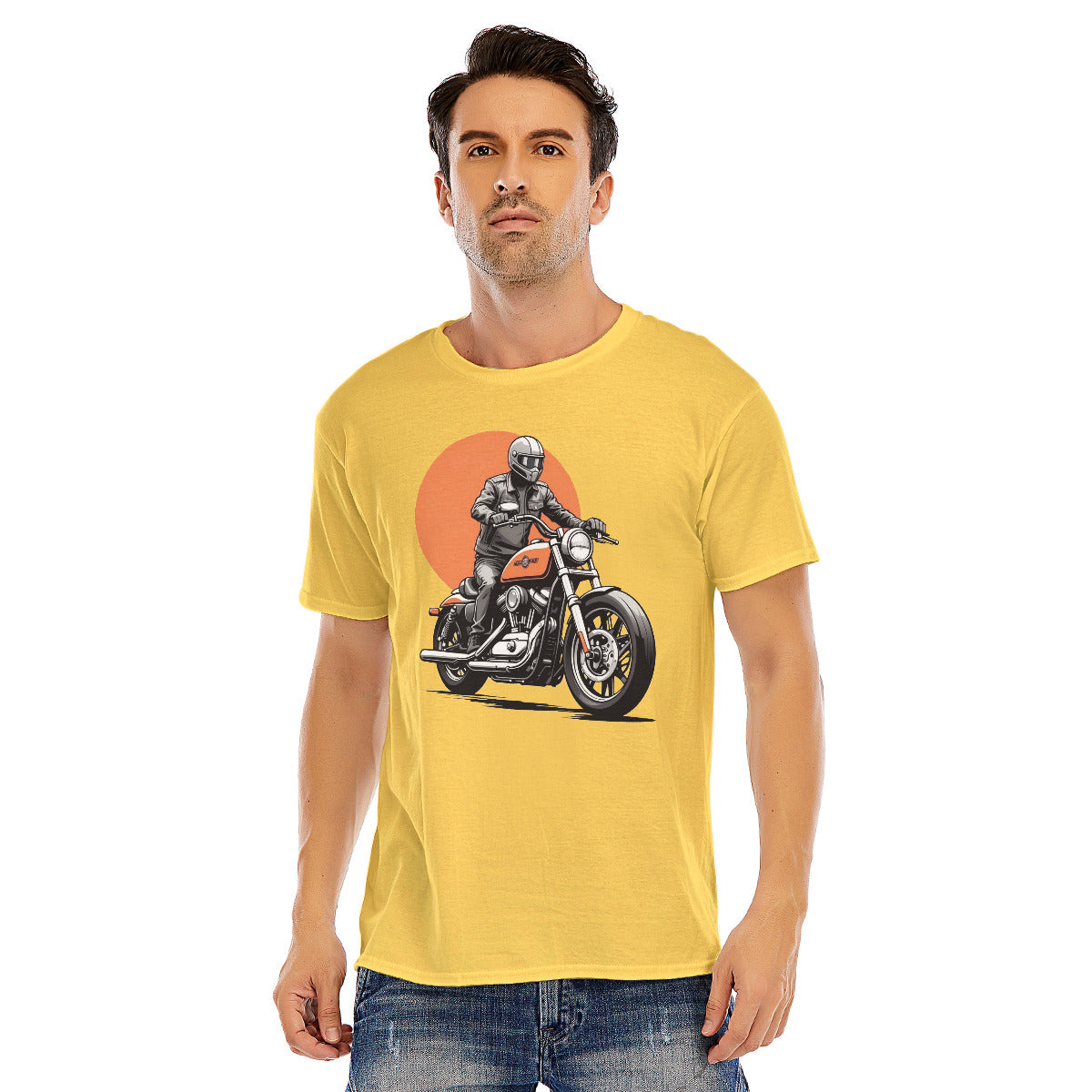 Motorcycle 106 -- Unisex O-neck Short Sleeve T-shirt