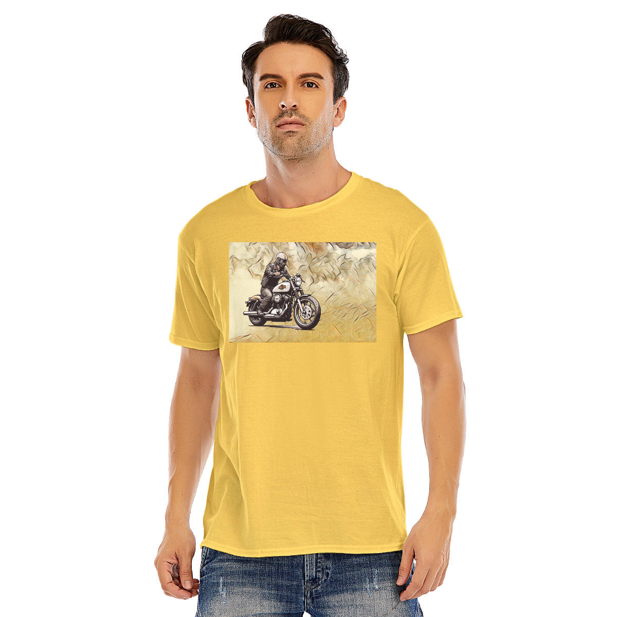 Motorcycle 134 -- Unisex O-neck Short Sleeve T-shirt