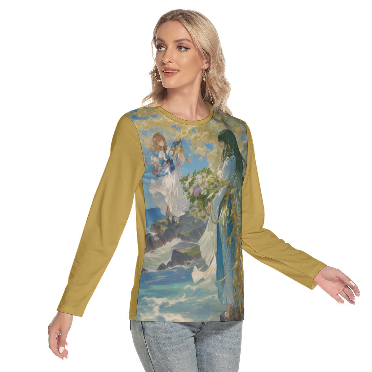 Fantasy 171 -- Women's O-neck Long Sleeve T-shirt