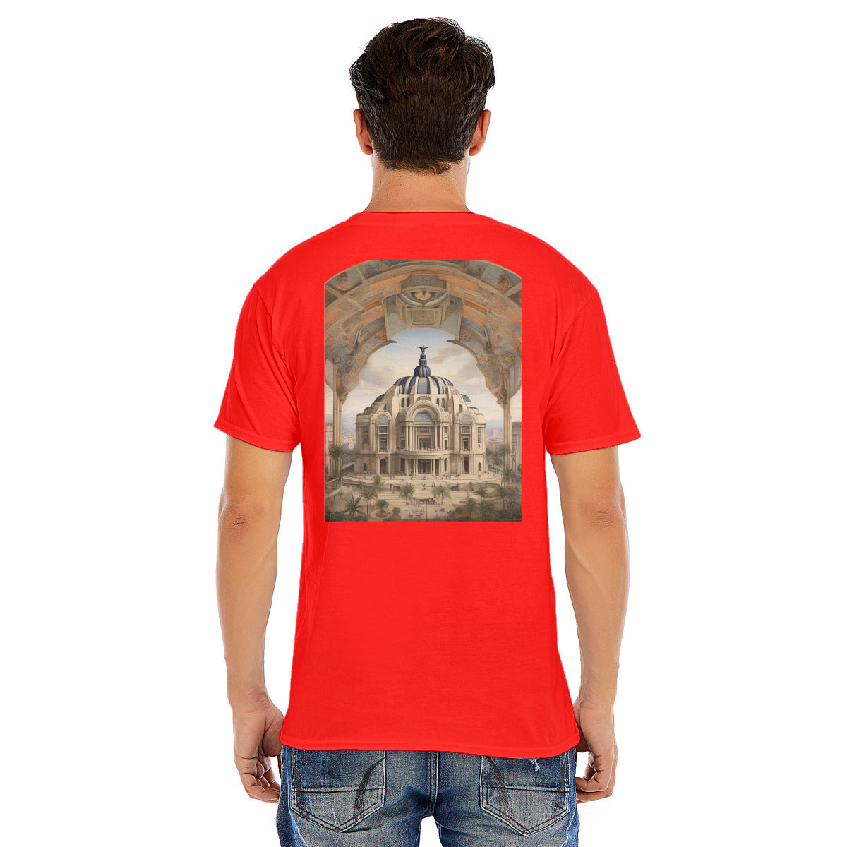 Palacio de Bellas Artes 101 -- Unisex O-neck Short Sleeve T-shirt