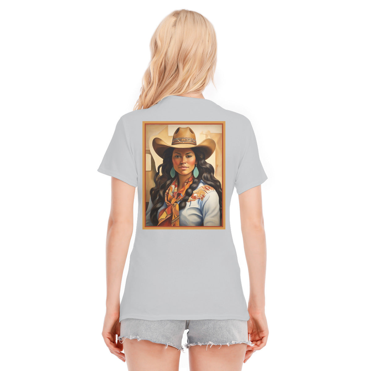 Cowgirl 104 -- Unisex O-neck Short Sleeve T-shirt