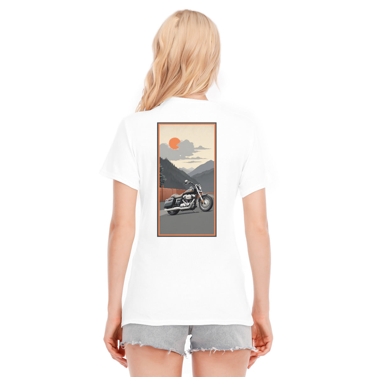 Motorcycle 112 -- Unisex O-neck Short Sleeve T-shirt