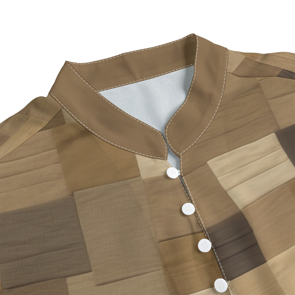 Fantasy Quilt -- Men's Henley Short Sleeve Shirt