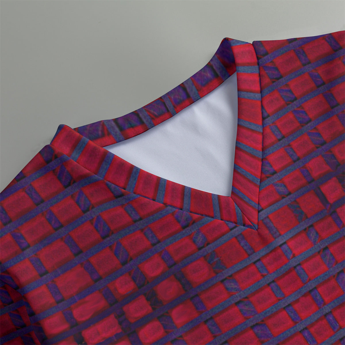 Gailheal tartan -- Men's V-neck Sweatshirt With Long Sleeve