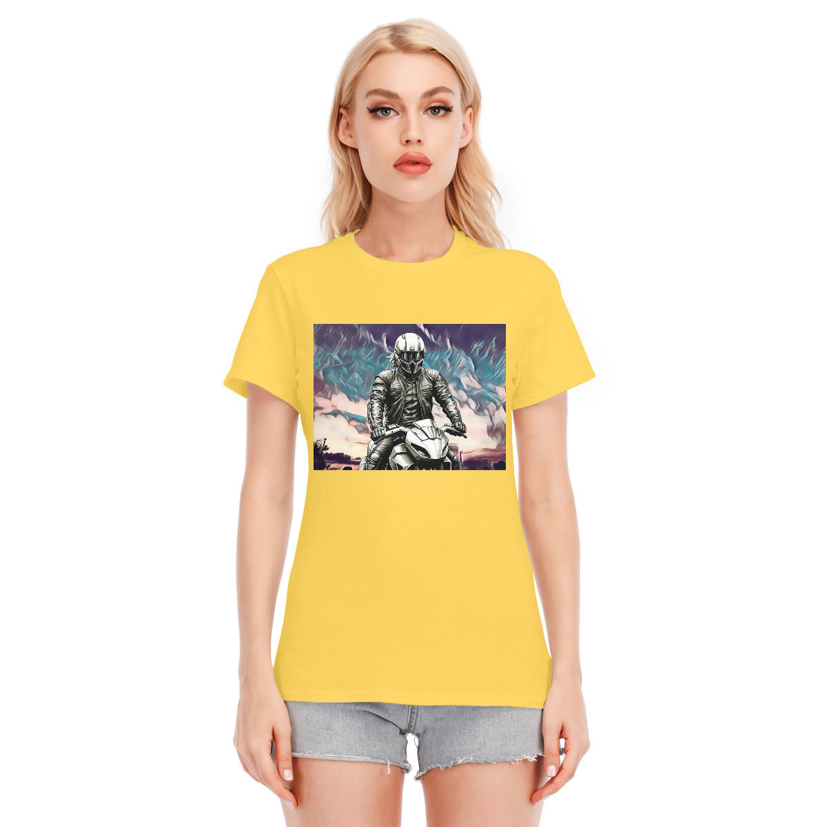 Motorcycle 131 -- Unisex O-neck Short Sleeve T-shirt