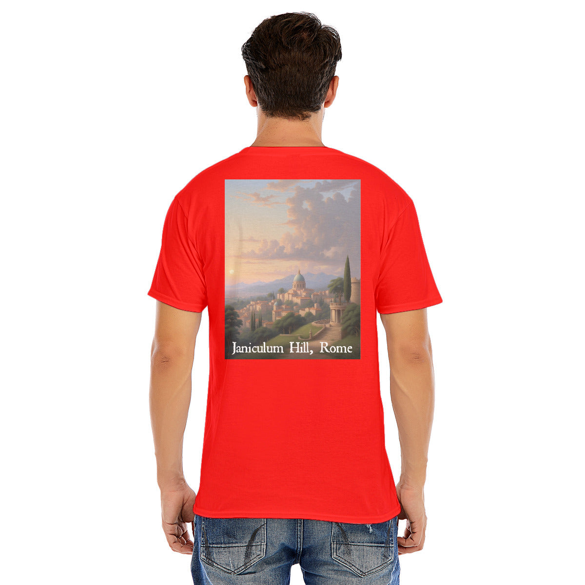 Janiculum Hill -- Unisex O-neck Short Sleeve T-shirt