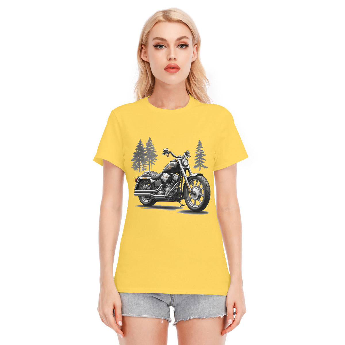 Motorcycle 108 -- Unisex O-neck Short Sleeve T-shirt