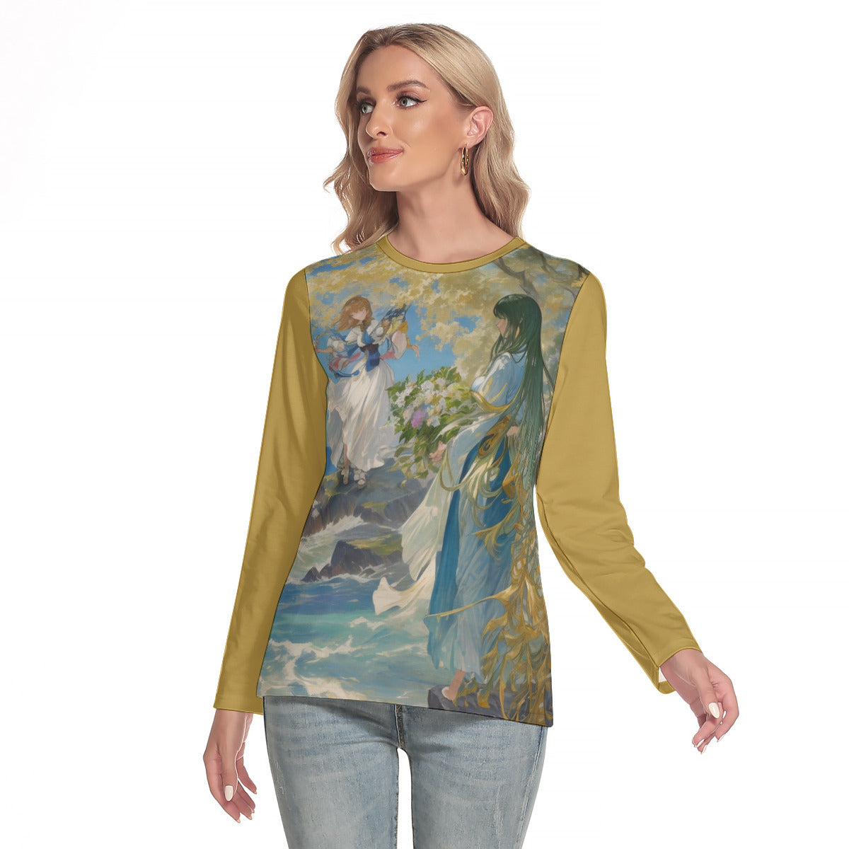 Fantasy 171 -- Women's O-neck Long Sleeve T-shirt