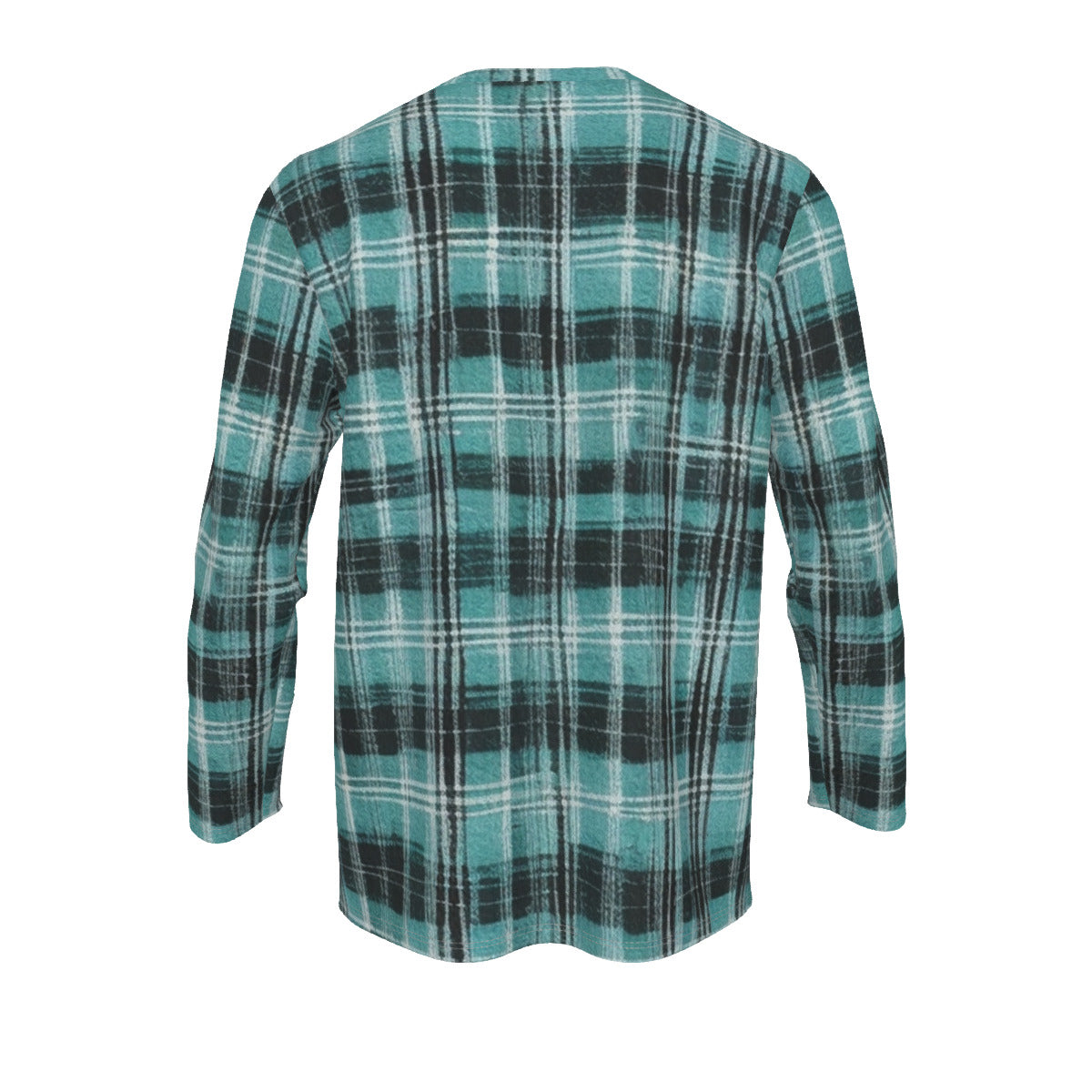 Lorem tartan -- Men's V-neck Sweatshirt With Long Sleeve