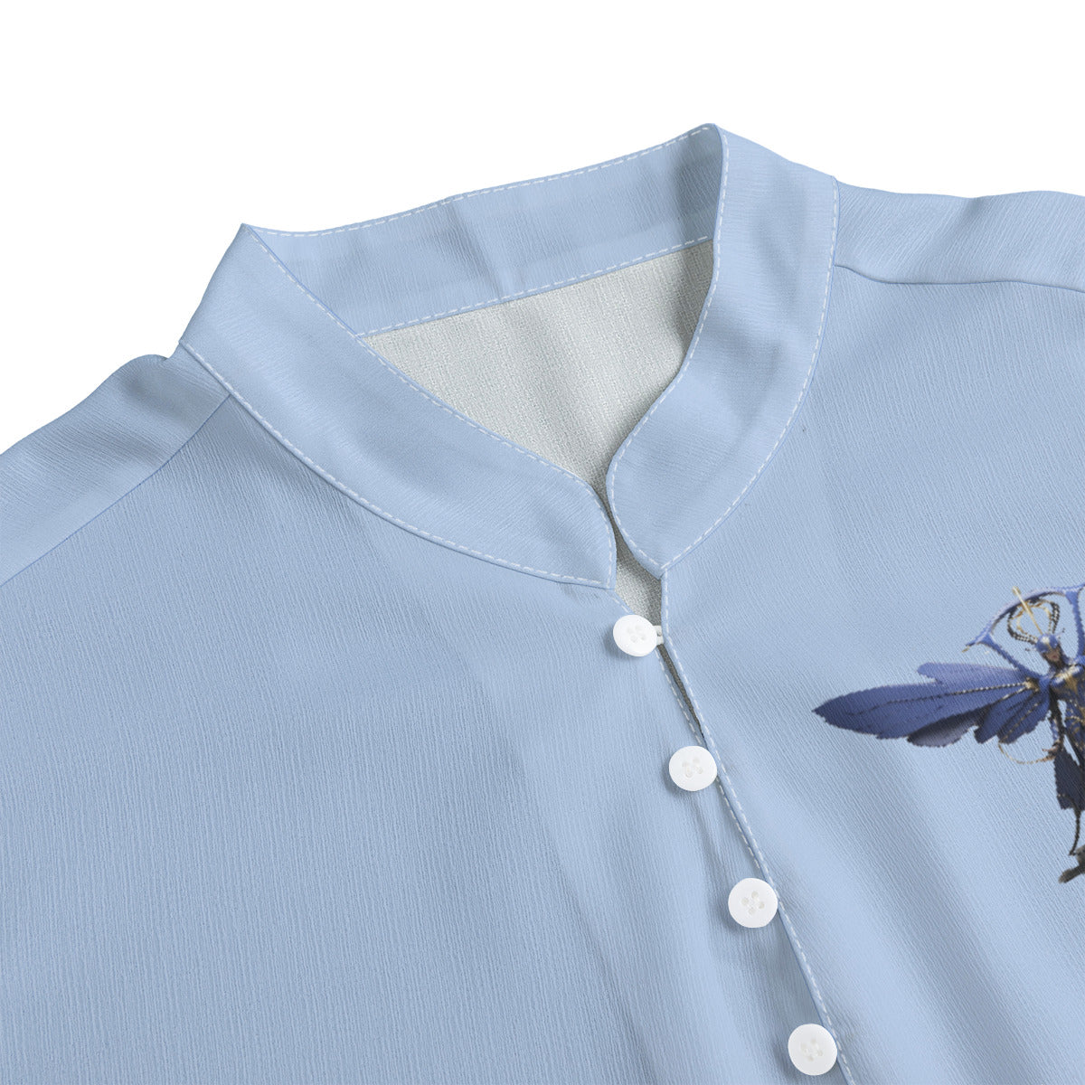 Sphnix Butterfly -- Men's Henley Short Sleeve Shirt