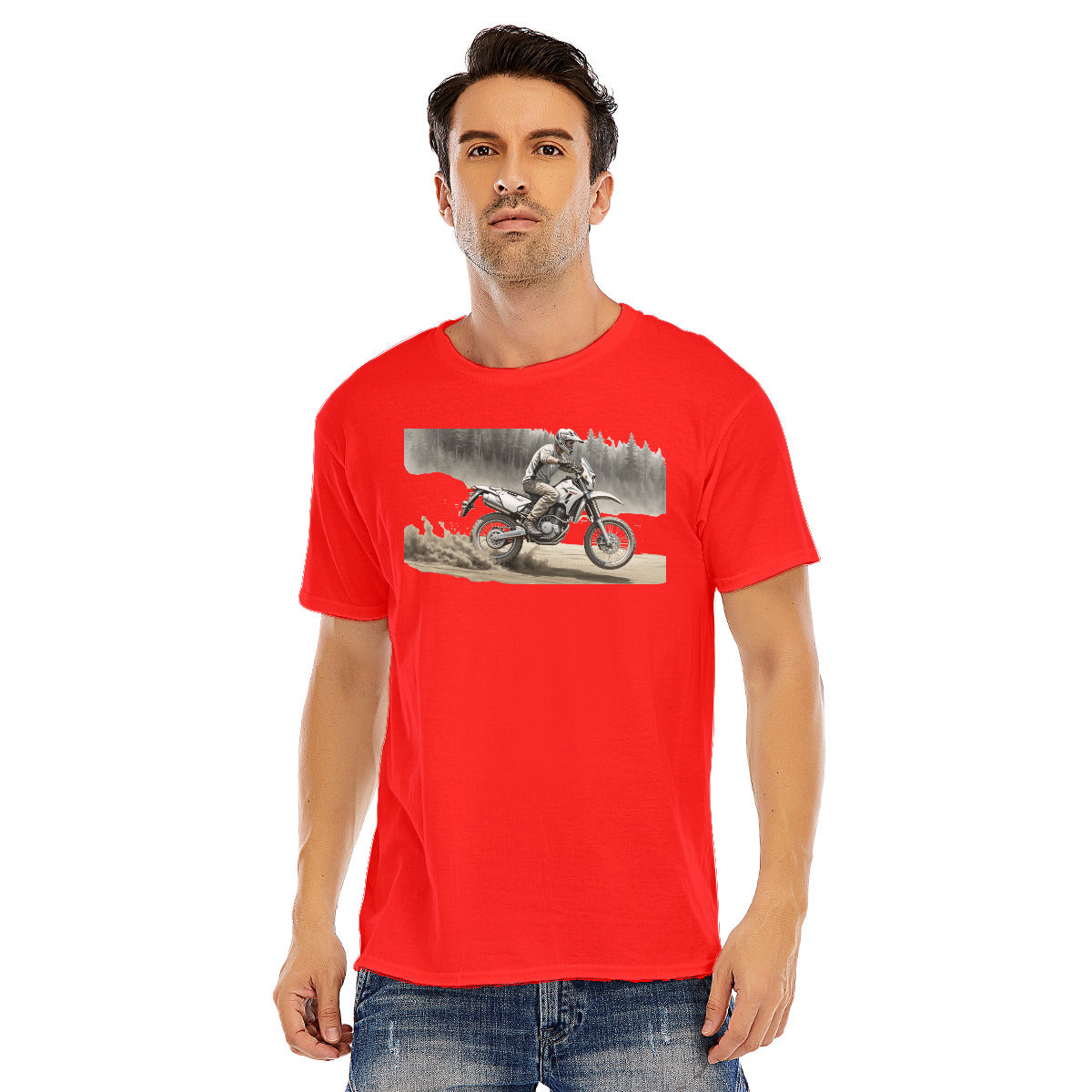 Motorcycle 120 -- Unisex O-neck Short Sleeve T-shirt