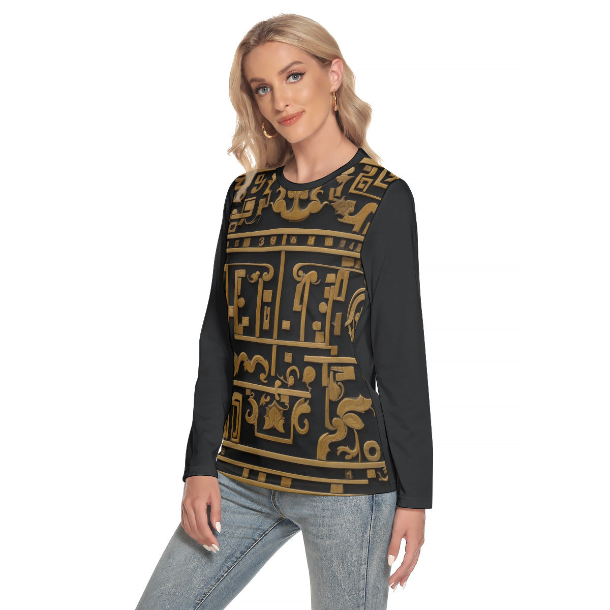 Greek Fantasy 101 -- Women's O-neck Long Sleeve T-shirt