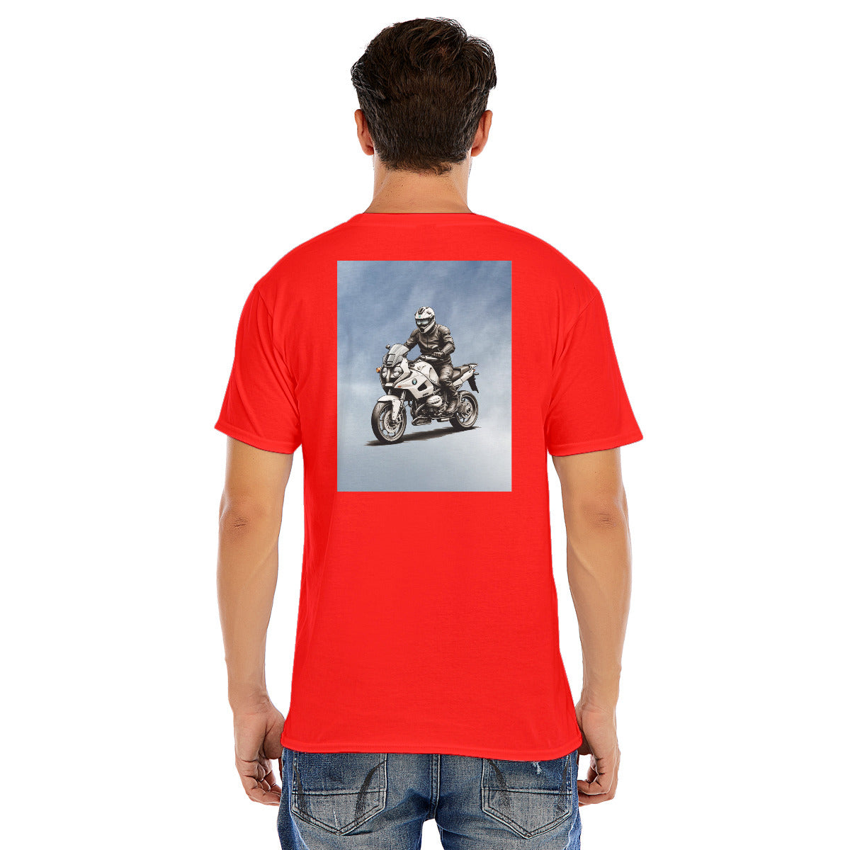 Motorcycle 132 -- Unisex O-neck Short Sleeve T-shirt