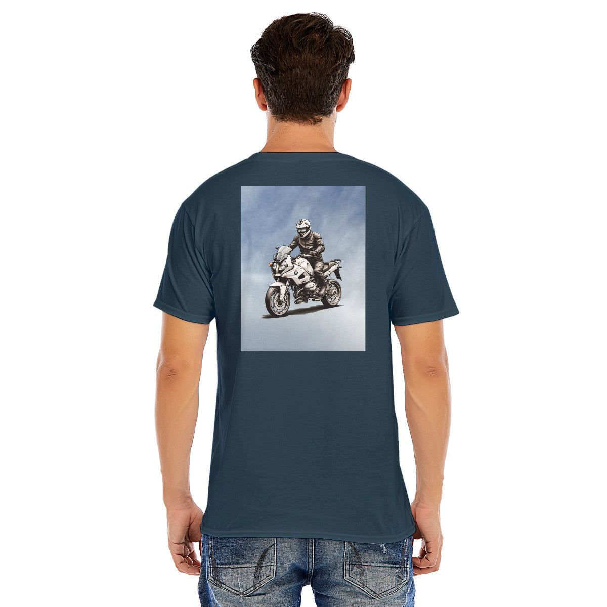 Motorcycle 132 -- Unisex O-neck Short Sleeve T-shirt