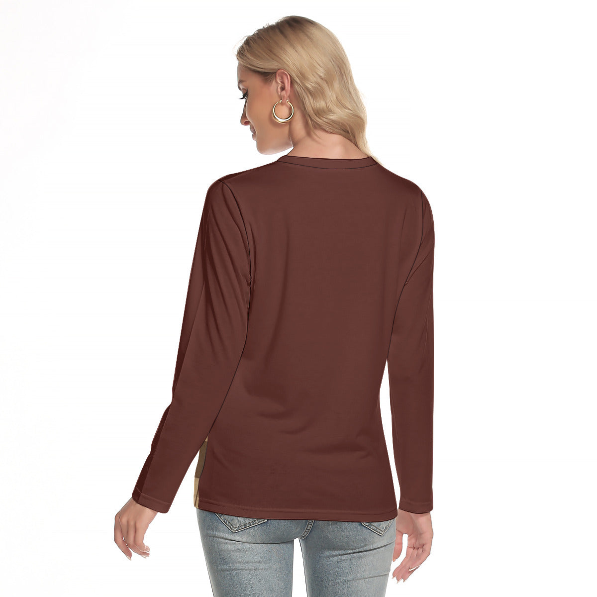 Fantasy Stripes 102 -- Women's O-neck Long Sleeve T-shirt