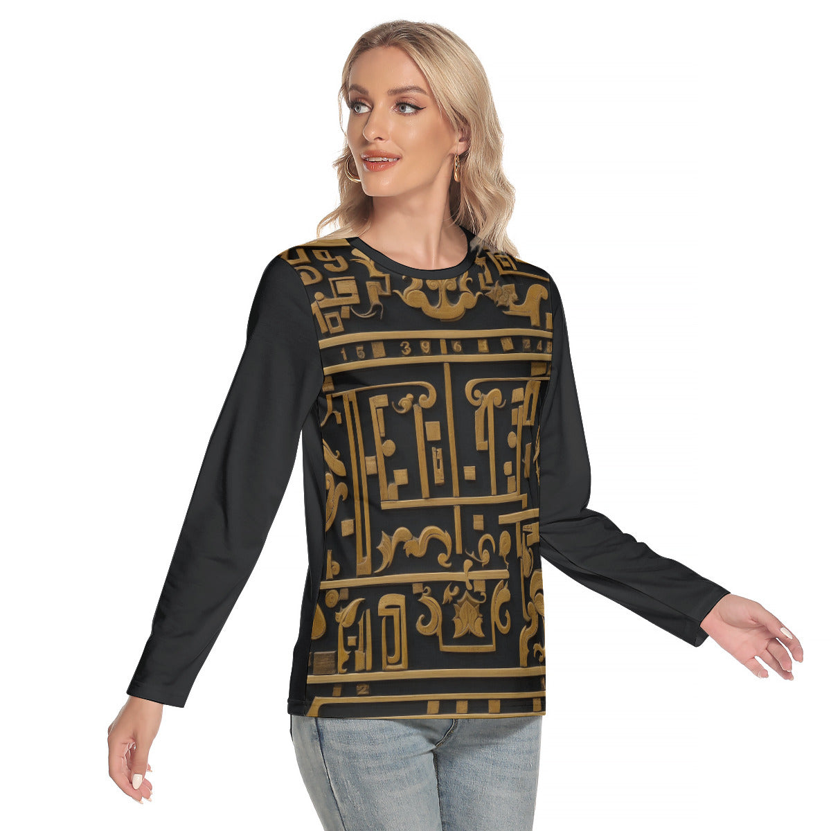 Greek Fantasy 101 -- Women's O-neck Long Sleeve T-shirt