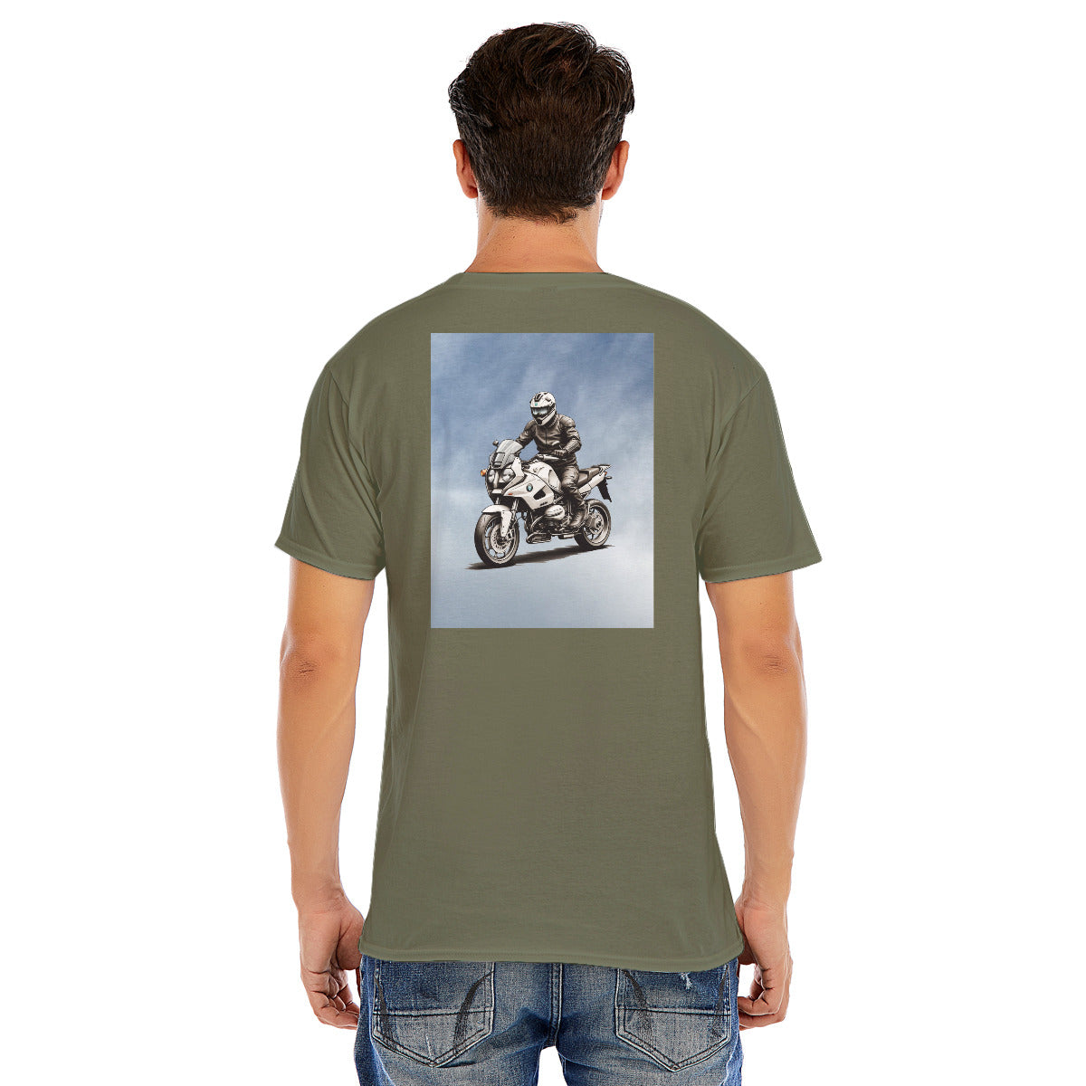 Motorcycle 132 -- Unisex O-neck Short Sleeve T-shirt