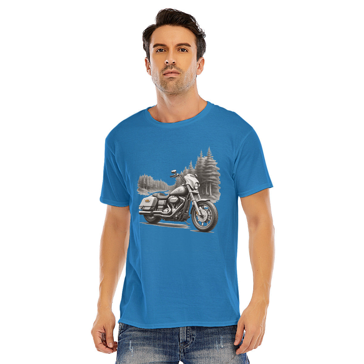 Motorcycle 111 -- Unisex O-neck Short Sleeve T-shirt