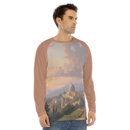 Janiculum Hill 103 -- Men's Long Sleeve T-shirt With Raglan Sleeve