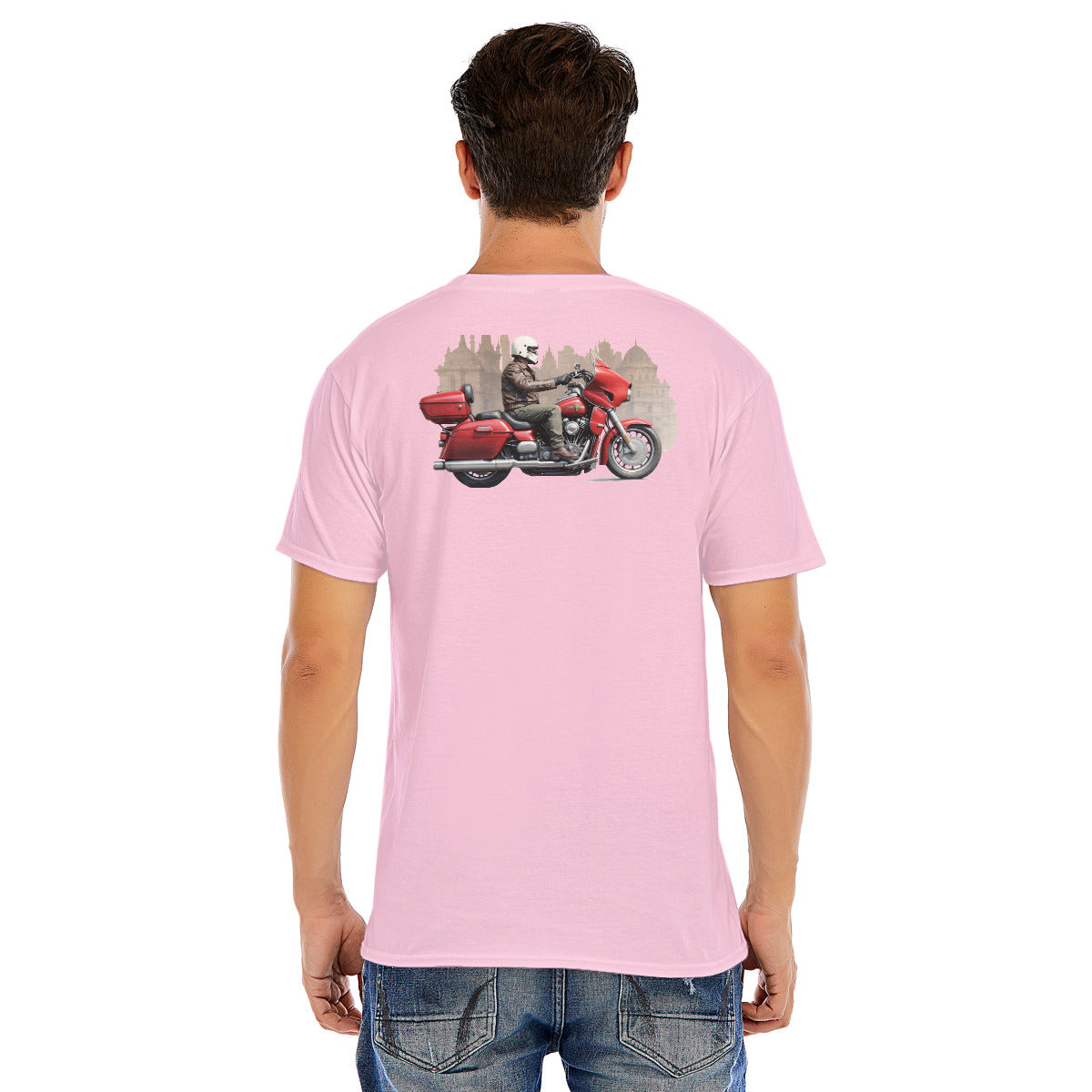 Motorcycle 122 -- Unisex O-neck Short Sleeve T-shirt