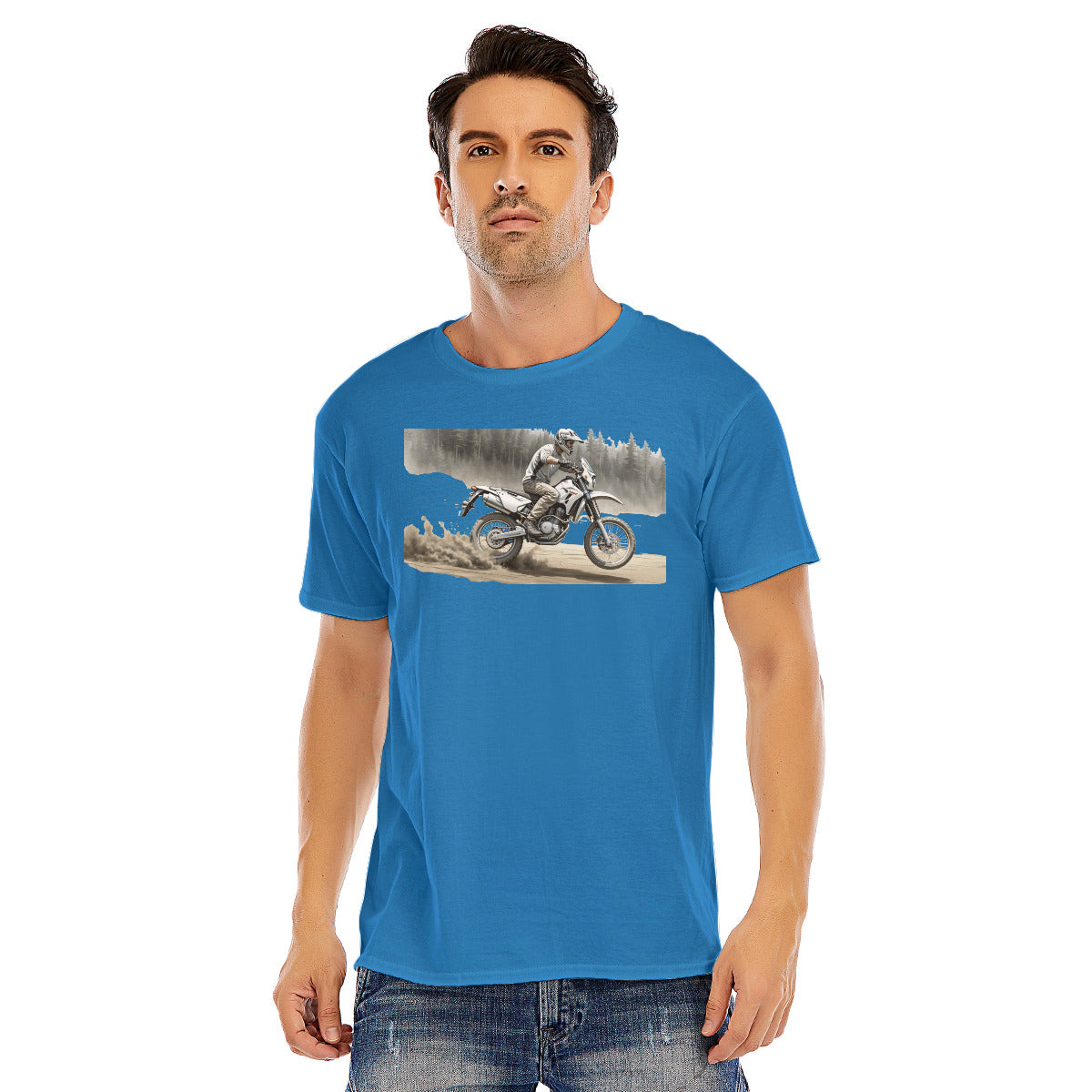 Motorcycle 120 -- Unisex O-neck Short Sleeve T-shirt