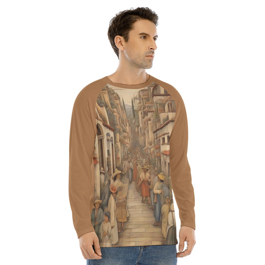 Camino Real 103 -- Men's Long Sleeve T-shirt With Raglan Sleeve