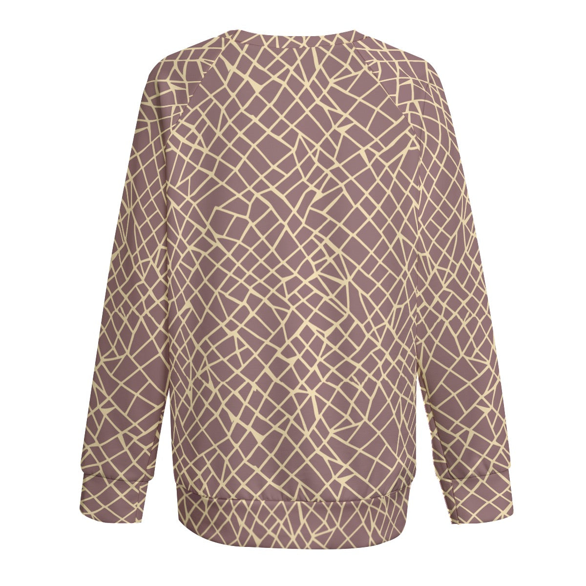 Deep Pink -- Women's Sweatshirt With Raglan Sleeve | Interlock