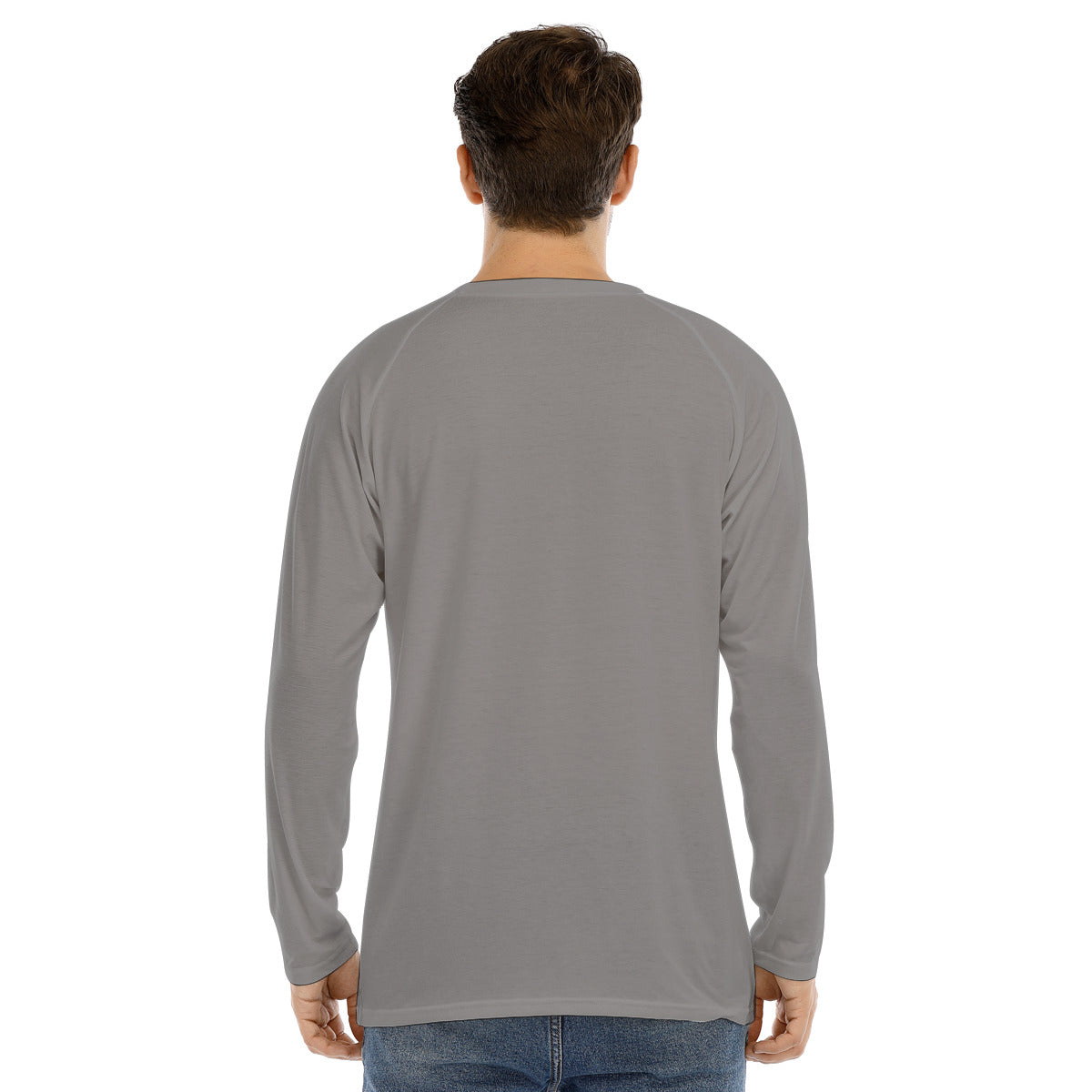 Gingham 101 -- Men's Long Sleeve T-shirt With Raglan Sleeve